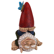 Image Thumbnail for TOPSY TURVY THEO GARDEN GNOME STATUE
